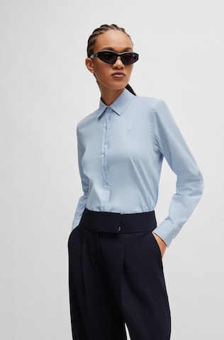 HUGO Red Blouse 'Essential' in Blue: front