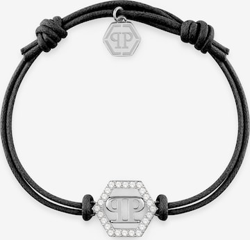 Philipp Plein Jewellery Bracelet 'LINKED' in Black: front