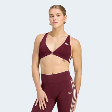 Triangolo Reggiseno sportivo di ADIDAS PERFORMANCE in rosso: frontale