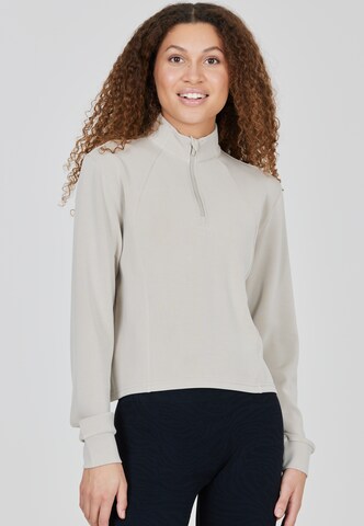 Athlecia Athletic Sweater 'Ayanda' in Grey: front