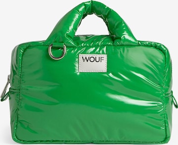 Trousses de toilette 'Glossy' Wouf en vert : devant