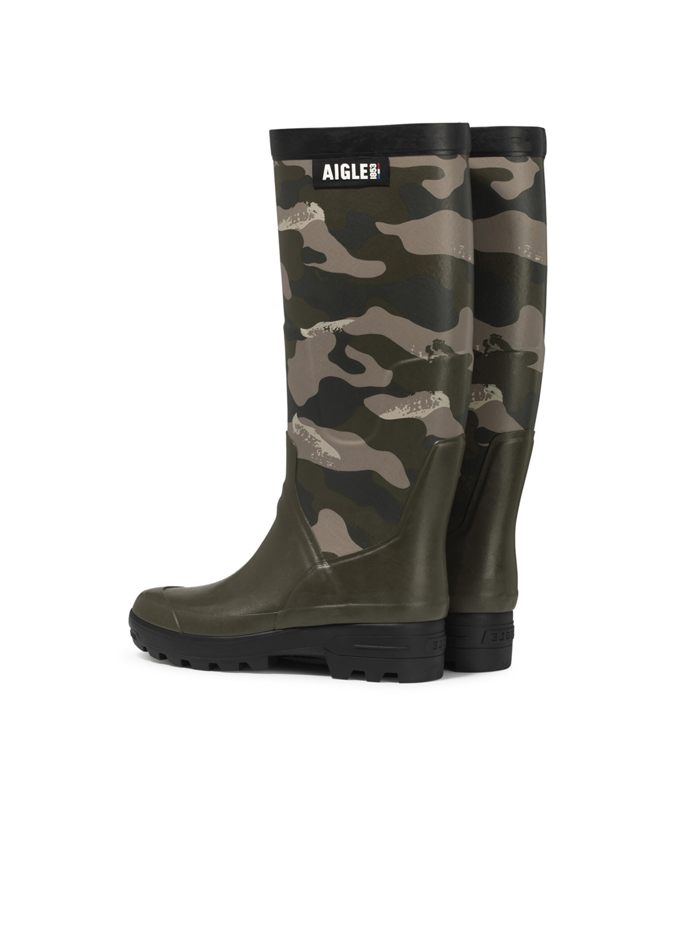 Bottes en caoutchouc 'Benyl' AIGLE en vert