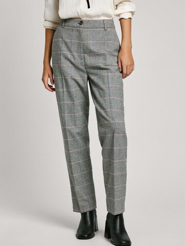 Regular Pantalon à plis 'Florine' Pepe Jeans en gris : devant