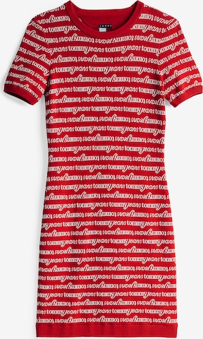Tommy Jeans Gebreide jurk 'Mini Jumper' in Gemengde kleuren: voorkant