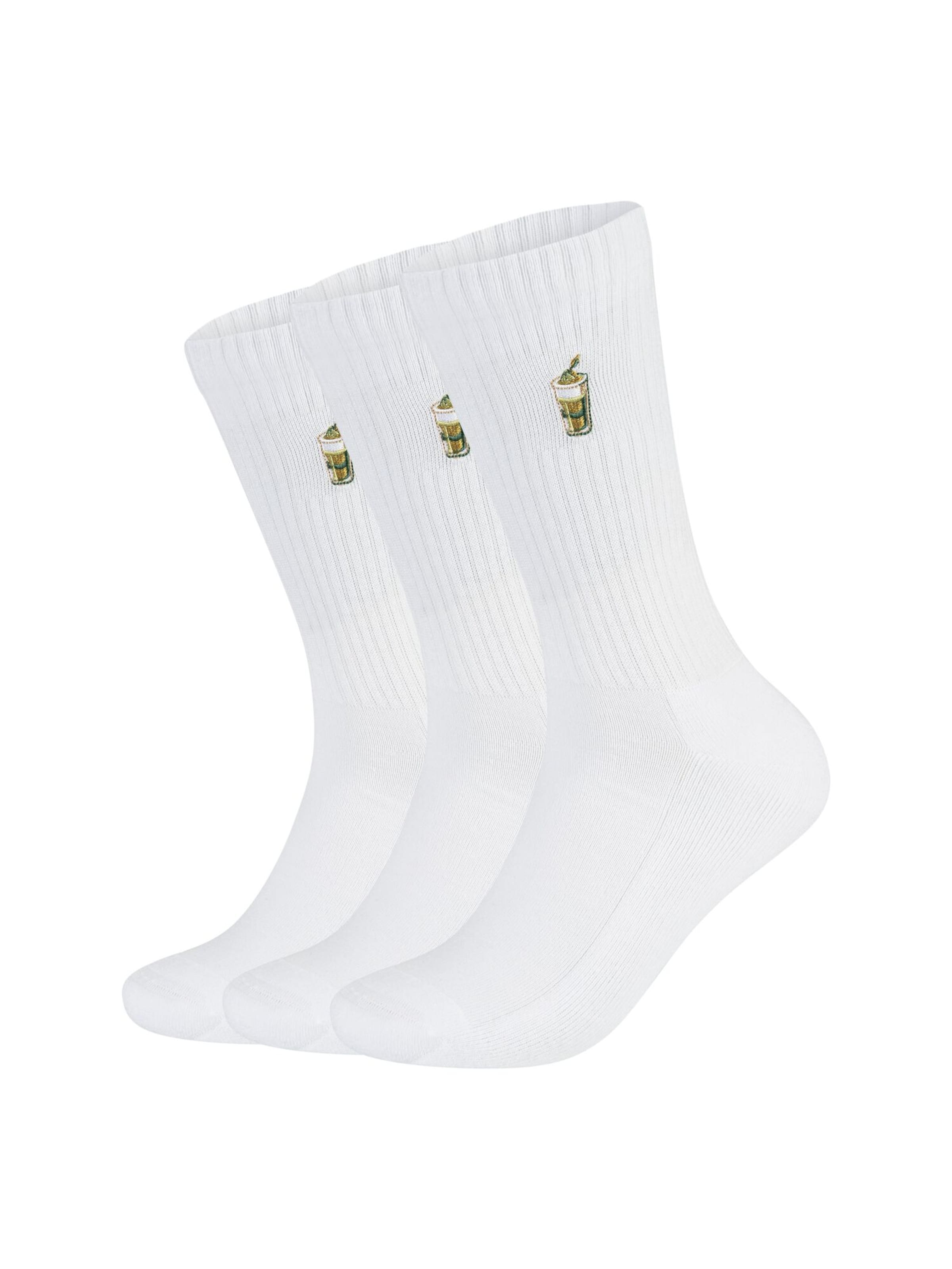 Flip Sox Socks in White: front