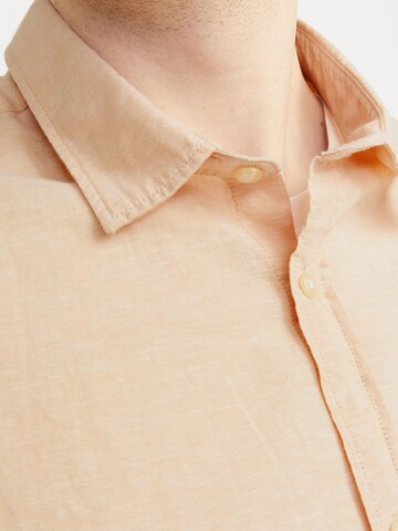 Jack & Jones Plus Slim Fit Hemd in Orange