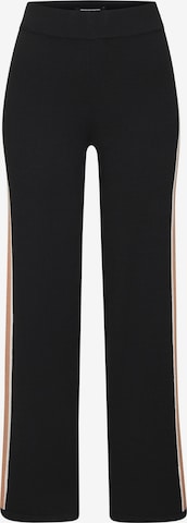 FRENCH CONNECTIONWide Leg/ Široke nogavice Hlače - crna boja: prednji dio