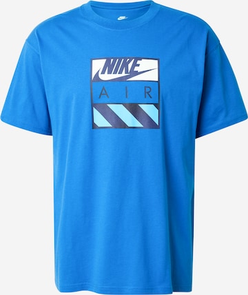 Nike Sportswear Футболка 'AIR' в Синий: спереди