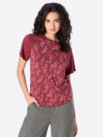 Ragwear T-Shirt 'MEENA' in Rot: predná strana