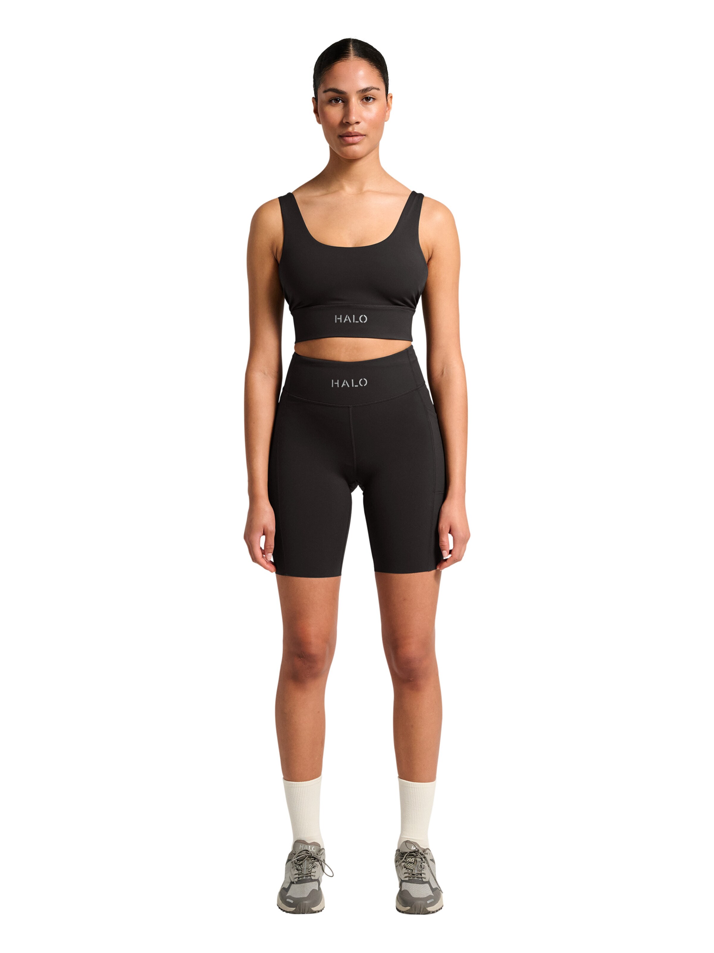 HALO Bustier Top in Braun: Vorderseite