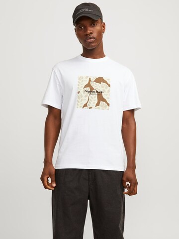 JACK & JONES Bluser & t-shirts 'Sequoia' i hvid: forside