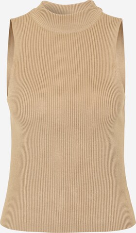 Urban Classics Broderad topp i beige: framsida