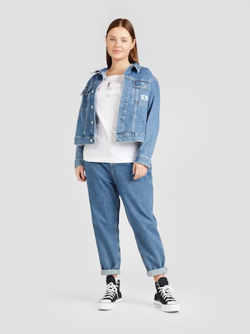 Calvin Klein Jeans Plus Liibuv Teksapüksid, värv sinine