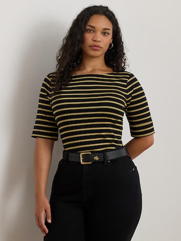T-shirt 'JUDY' Lauren Ralph Lauren Plus en noir : devant