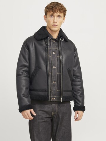 JACK & JONES - Chaqueta de invierno 'JORCole' en negro: frente