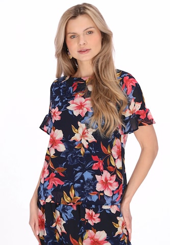 Usha - Blusa em azul: frente