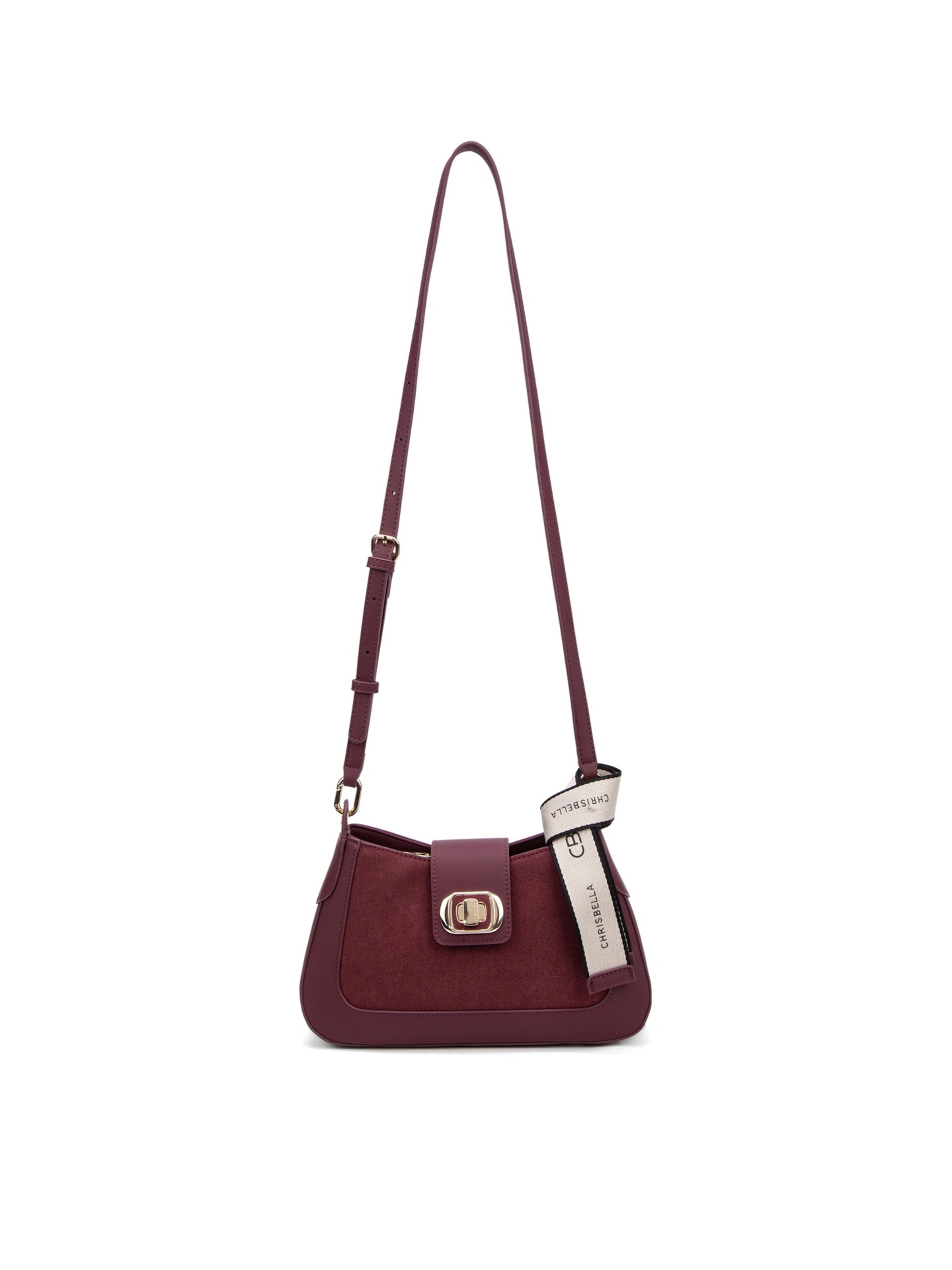 Chrisbella Shoulder Bag in Red: front
