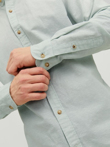 žalia JACK & JONES Priglundantis modelis Marškiniai 'Summer'