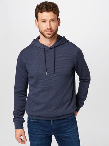 TOM TAILOR DENIM Sweatshirt in Blue: front