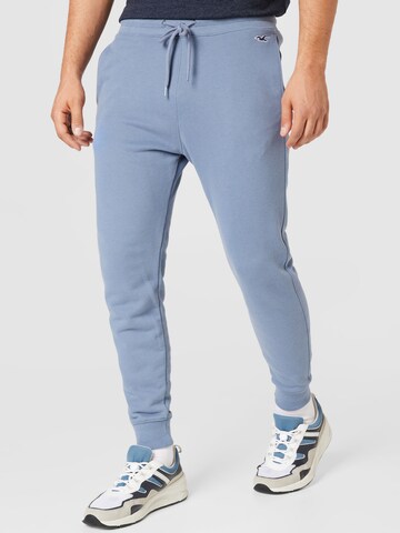 HOLLISTER Tapered Pants in Blue: front