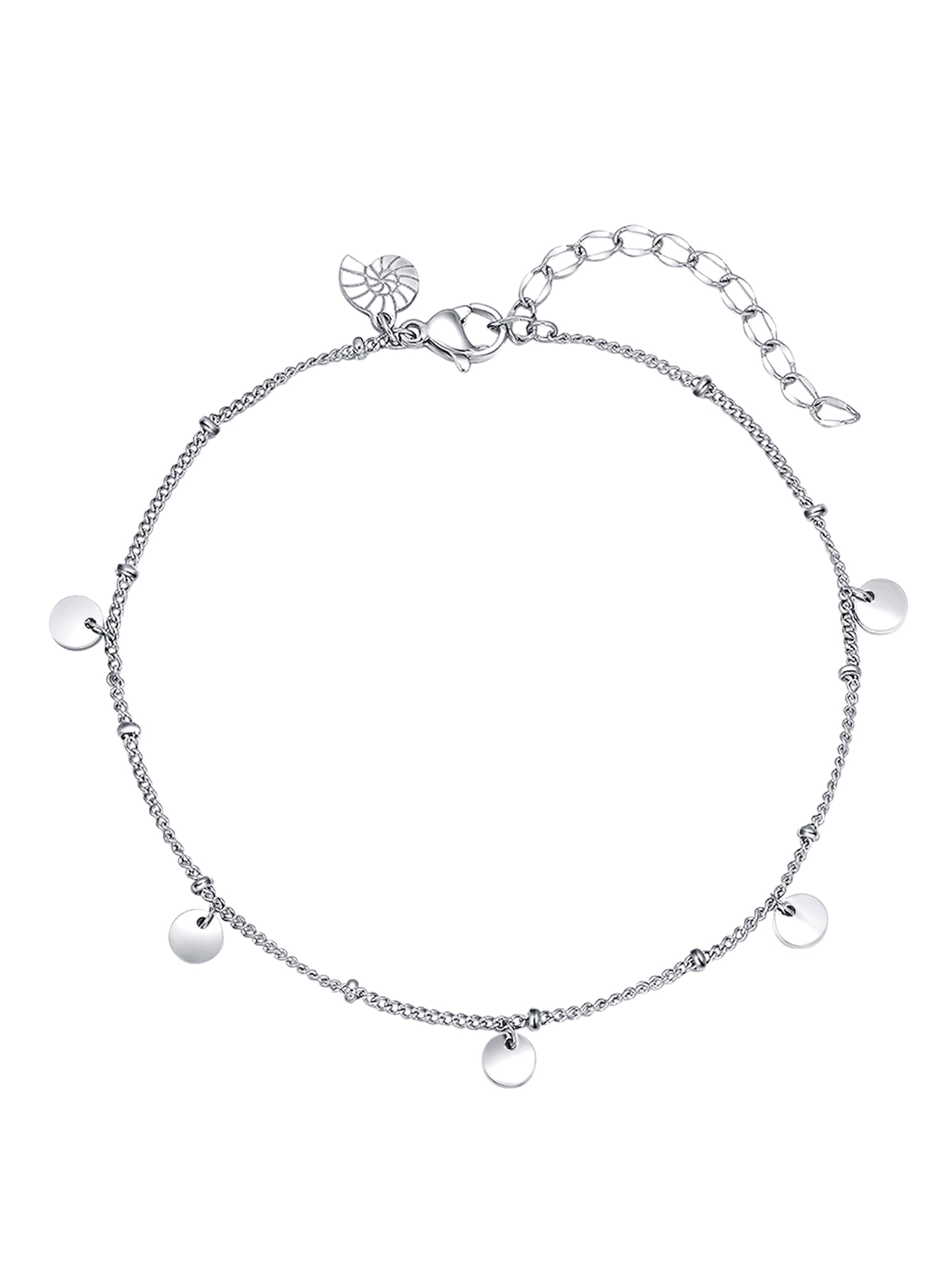 Hey Happiness Voetsieraden 'Circle Shine' in Zilver
