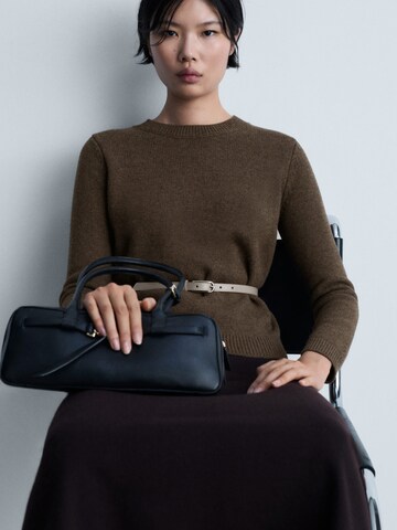 MANGO Pullover 'Griselda' in Braun: Vorderseite