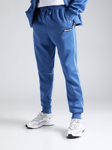 ELLESSE Tapered Pants 'San Marino' in Blue: front