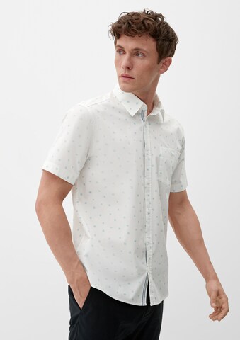 Coupe regular Chemise s.Oliver en blanc : devant