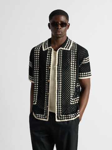 Burocs Comfort Fit Hemd‌‌‌‌‌ in Schwarz
