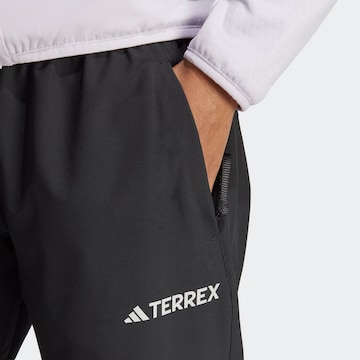 Regular Pantalon outdoor 'Liteflex' ADIDAS TERREX en noir