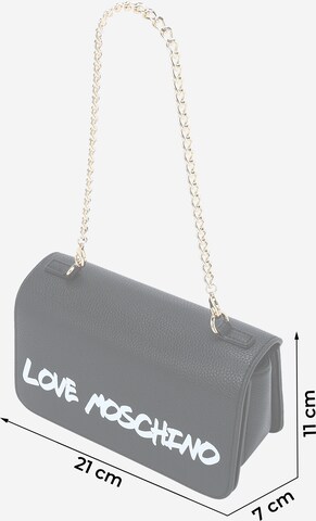 Love Moschino - Malas de tiracolo 'GRAFFITI' em preto