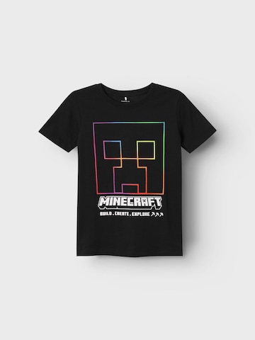 T-Shirt 'Jinko Minecraft' NAME IT en noir