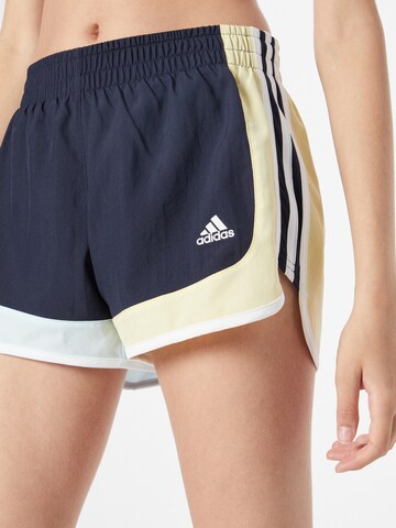 ADIDAS SPORTSWEAR Regular Sportshorts 'Marathon 20' in Blau