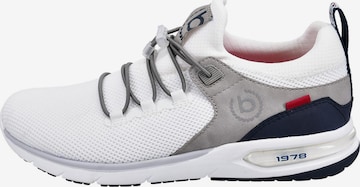 bugatti Platform trainers 'Basic' in White: front