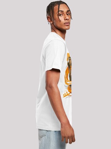 F4NT4STIC Shirt 'Star Wars Chewbacca Wookiee Gigantic' in White