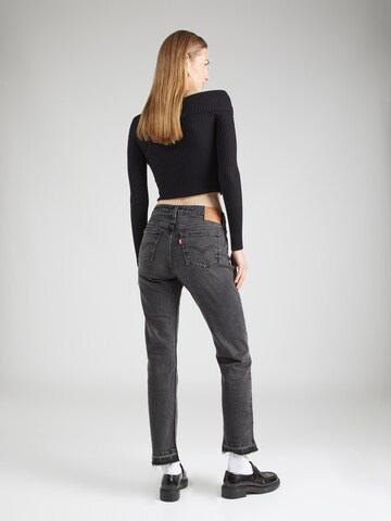 LEVI'S ® Regular Jeans 'Low Pitch Straight' in Schwarz