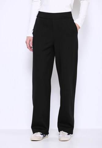 Street One Studio Loosefit Hose in Schwarz: Vorderseite