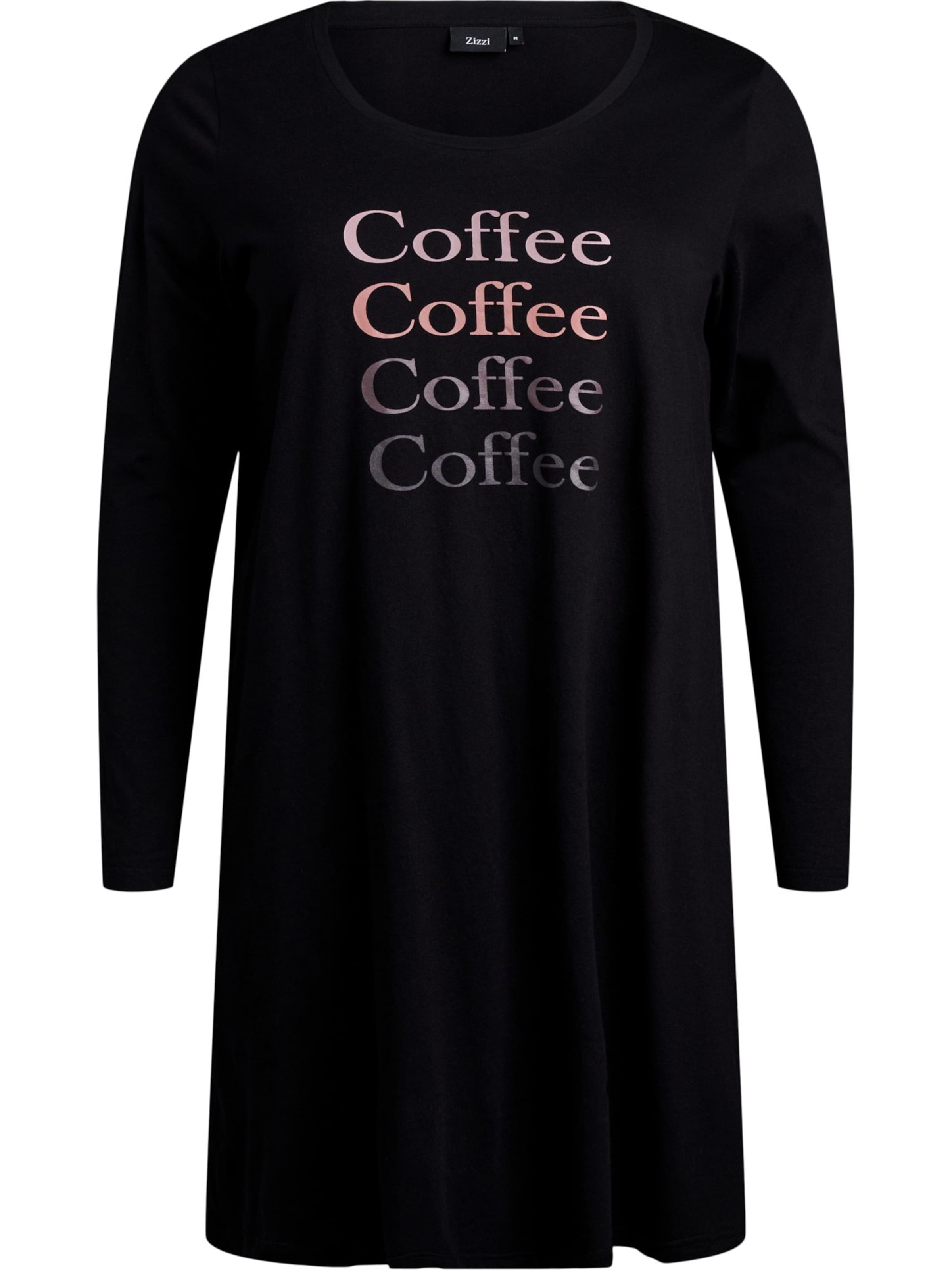 Zizzi Hálóing 'Mally' - fekete: elől