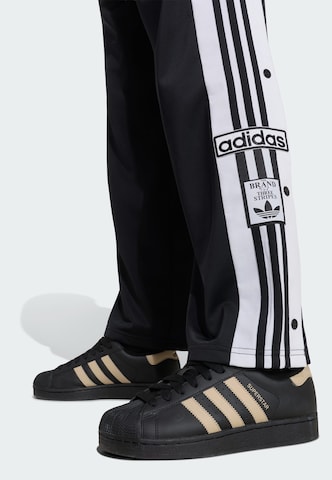 ADIDAS ORIGINALS Loose fit Trousers 'Adibreak' in Black