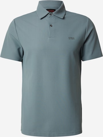 T-Shirt GUESS en bleu : devant