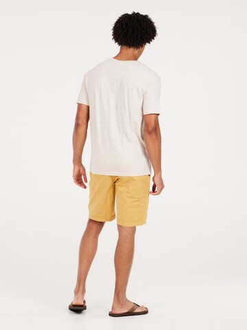 PROTEST Pants 'PRTCOMIE' in Yellow: front