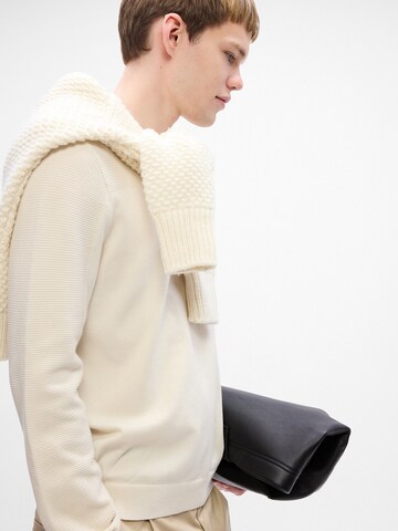 BOSS Pullover 'Momentum-X' in Weiß