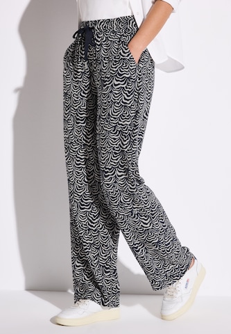 STREET ONE Loosefit Hose in Blau: Vorderseite