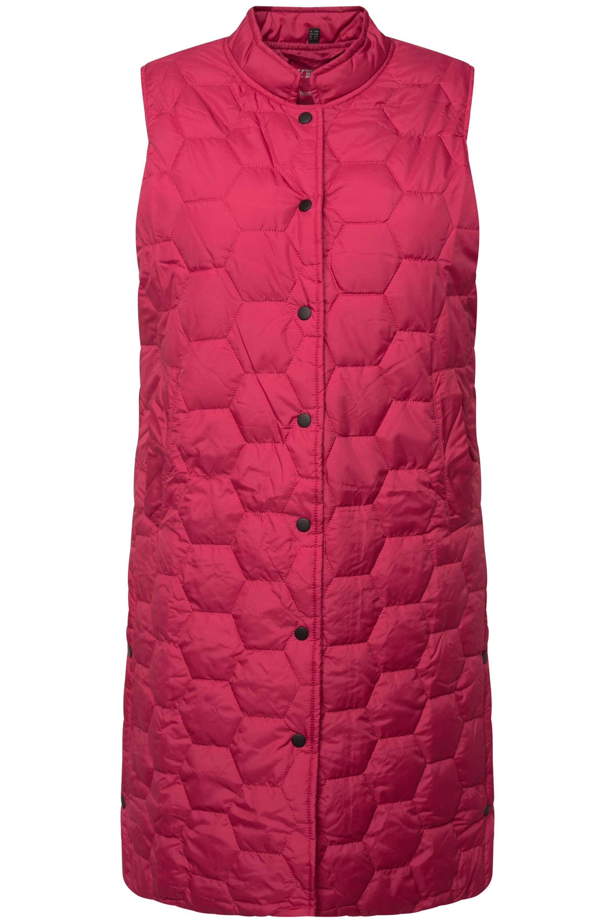 Ulla Popken Bodywarmer in Roze: voorkant