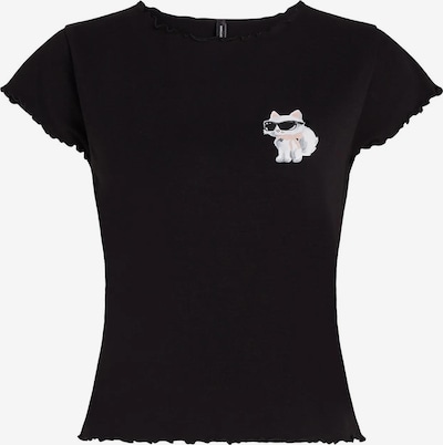 Karl Lagerfeld Pyjamapaita 'Ikon Choupette' koossa L värissä roosa / musta / valkoinen, Tuotenäkymä