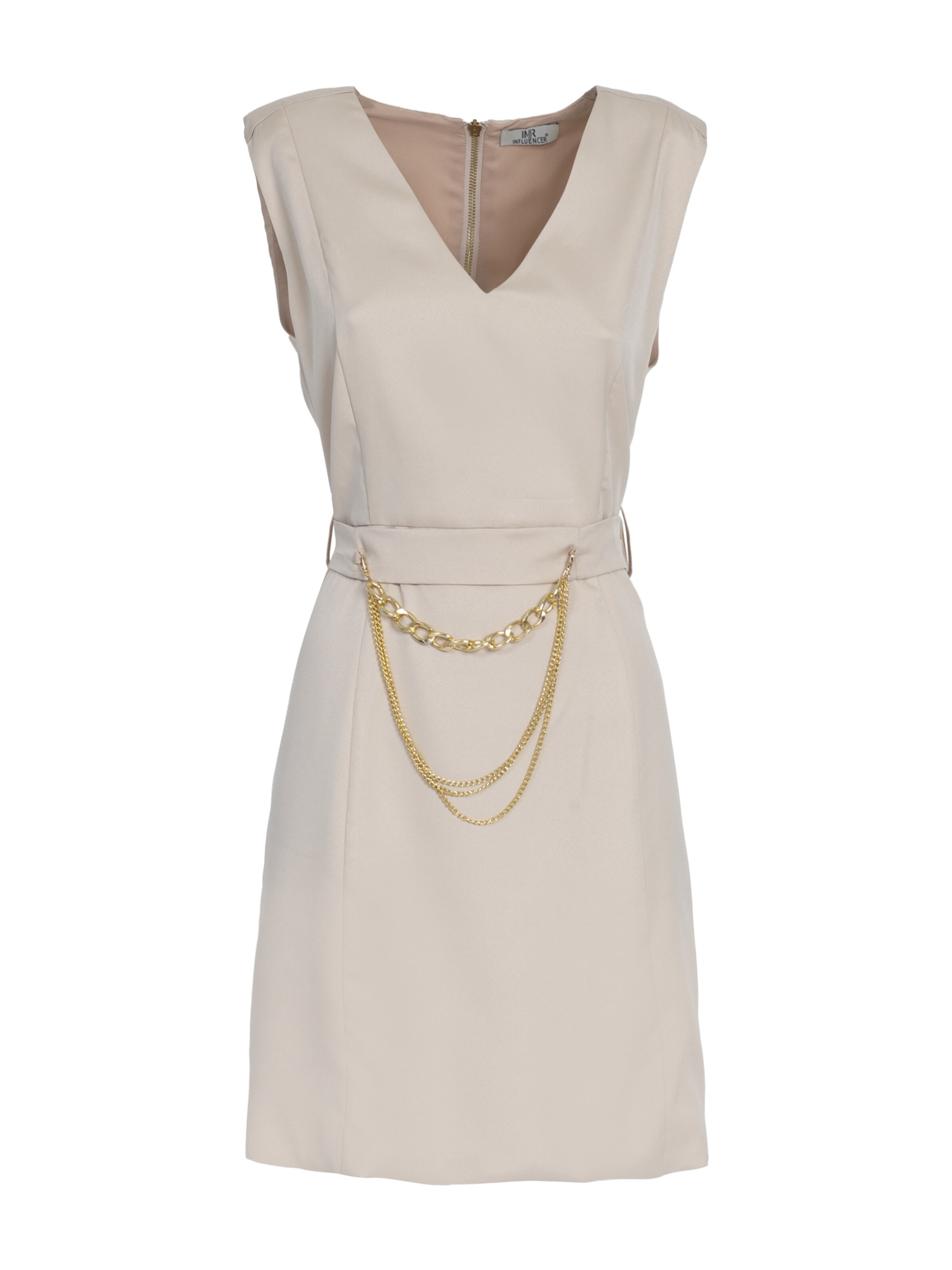 Robe Influencer en beige : devant