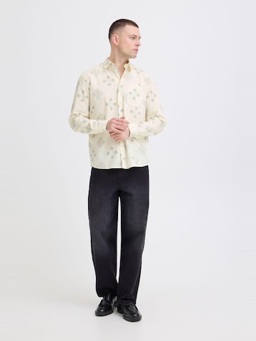 BLEND Regular fit Button Up Shirt ' BHDitlef ' in White