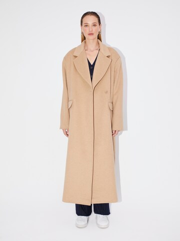 LeGer Premium Between-seasons coat 'Dajana' in Beige: front