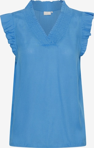 Kaffe Blouse in Blauw: voorkant