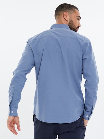 Threadbare Regular fit Button Up Shirt 'Beacon' in Blue